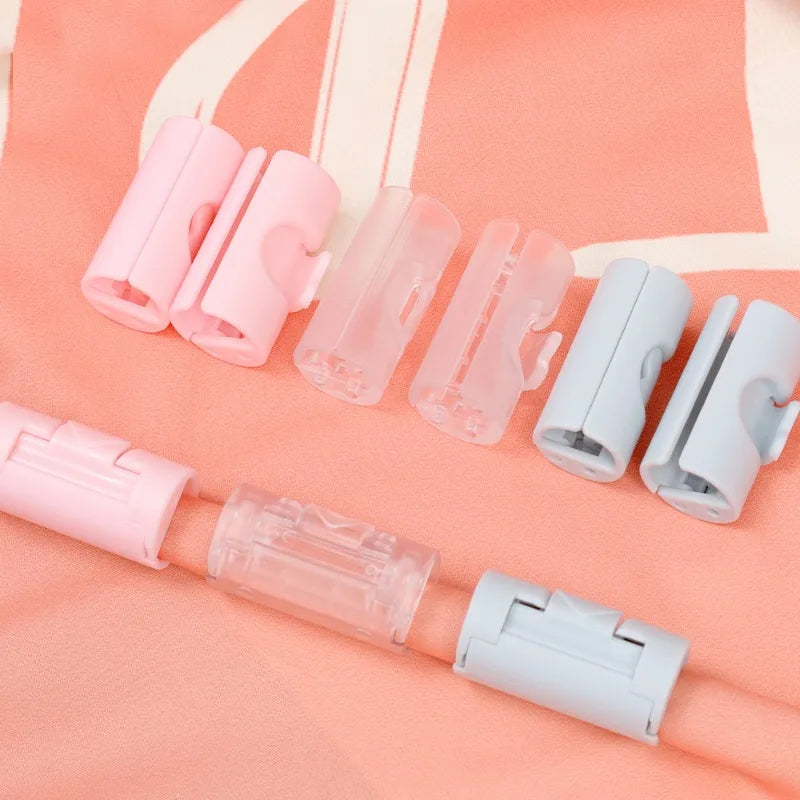 clips sacs transparent rose bleu clips lit support drap couette pratique moderne invisible