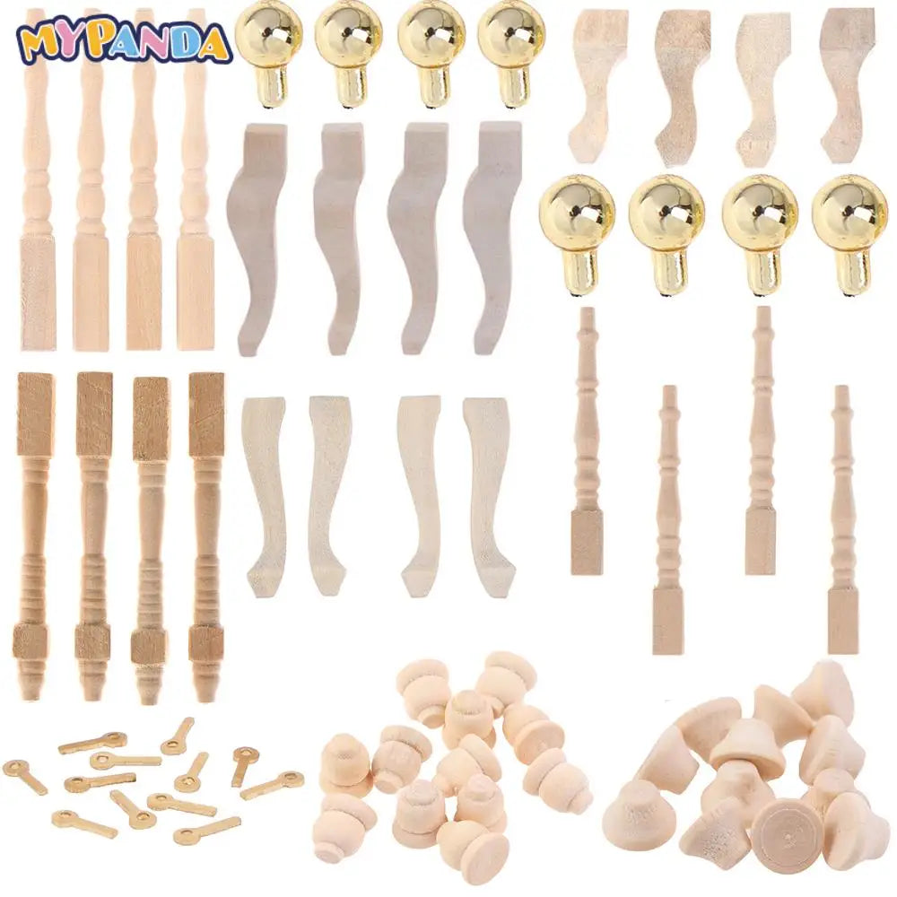 pieds meubles naturels dorés classiques fantaisie accessoires décoration maison lisses bois meubles vintage classic