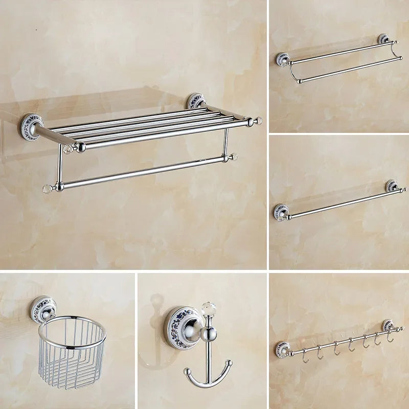 accessoires salle bain porte savon support papier toilette moderne élégant chrome rouge vis fixé