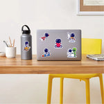 stickers cartoon astronautes planètes étoiles décoration diy carnet notes skateboard enfants adolescents