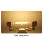 ampoule led r7s tube verre blanc moderne lustre applique murale maison salon