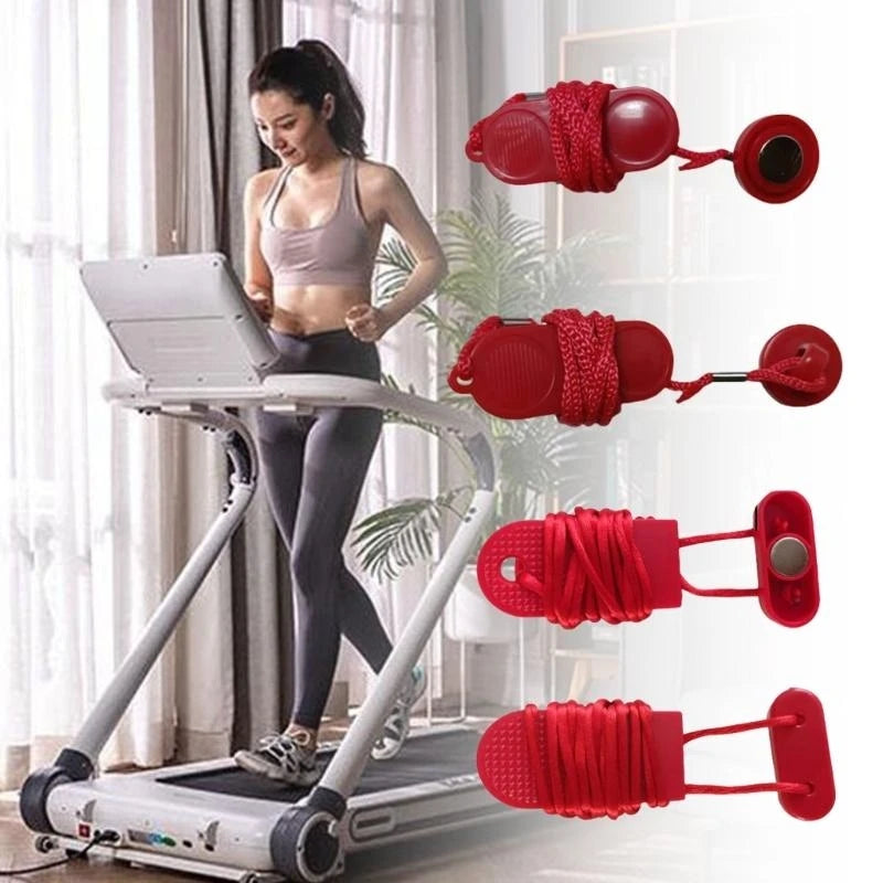 bracelet fitness cordelette aimant rouge moderne sportif pvc abs rétractable contrôle tactile