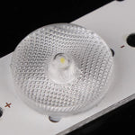 LED blanches rondes transparentes modernes adhésif 10 pièces fixations incluses
