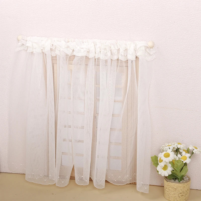 rideau blanc dentelle transparent classique chambre salon decoration français ul 3c