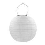 lanterne solaire led ip55 20cm papier plissé opaque traditionnelle anniversaire mariage noël fêtes extérieures