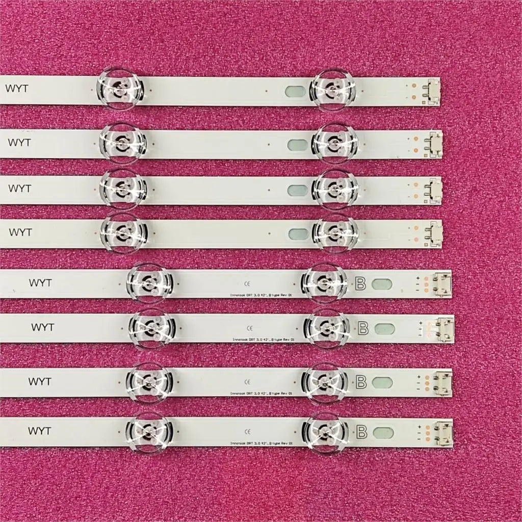 bandes led blanc modernes connecteurs aluminium opaques éclairage téléviseur remplacement reparations