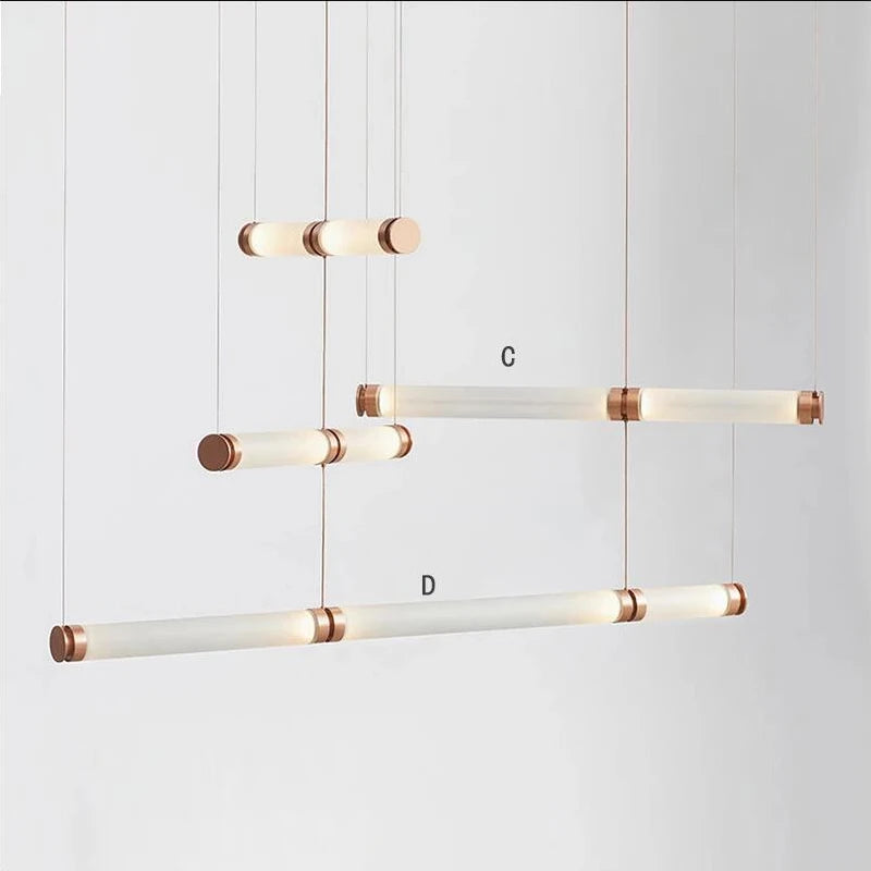 plafonnier suspension led moderne boule ronde verre translucide blanc doré cuisine salle manger