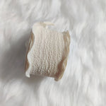 ruban polyester 4cm multicolors blanche décoration artisanat emballage bouquets gâteaux textil unique
