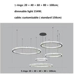 lustre cristal moderne salon doré transparent élégant haute led semi encastrée