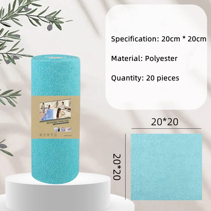 serviettes cuisine réutilisables microfibre rose bleu vert gris modernes tringle bois