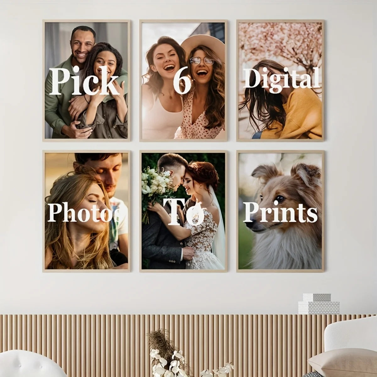 impressions personnalisées toile famille animaux paysages couple mariage décoration mur moderne minimaliste