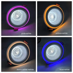 spots led violet jaune blanc bleu transparent moderne 3000k 6000k clips câble électrique