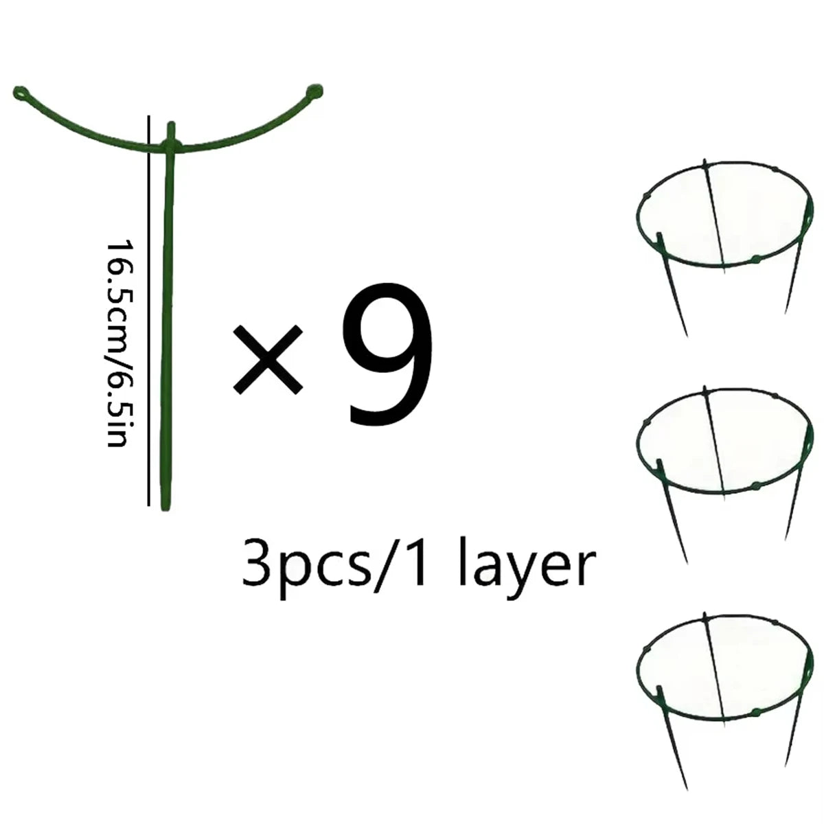 supports plantes pots fleurs treillis anneaux circulaires jardin decoration verticale horizontal roses orchidées SUNAROUD