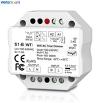 intelligent wifi interrupteur lumière blanc moderne minimaliste fixe led tactile rotatif