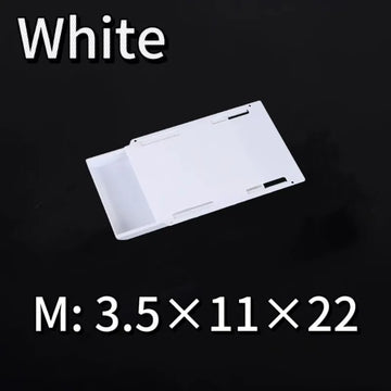 boîtes rangement tiroir plastique adhésif blanc gris moderne calculatrice crayons gommes lunettes pochettes organisateur