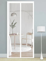 rideau moustiquaire gris maille fine moderne adhésif fenetre maison jardin textileécran