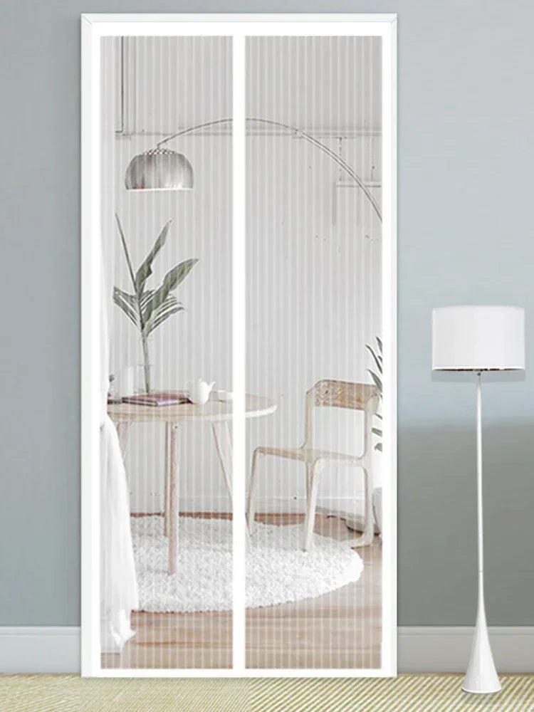 rideau moustiquaire gris maille fine moderne adhésif fenetre maison jardin textileécran