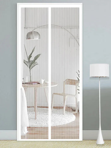 rideau moustiquaire gris maille fine moderne adhésif fenetre maison jardin textileécran