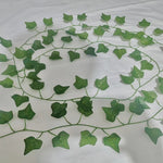 décoration extérieure guirlande feuilles vigne naturelle artificielle 82.67 pouces 80 feuilles verte