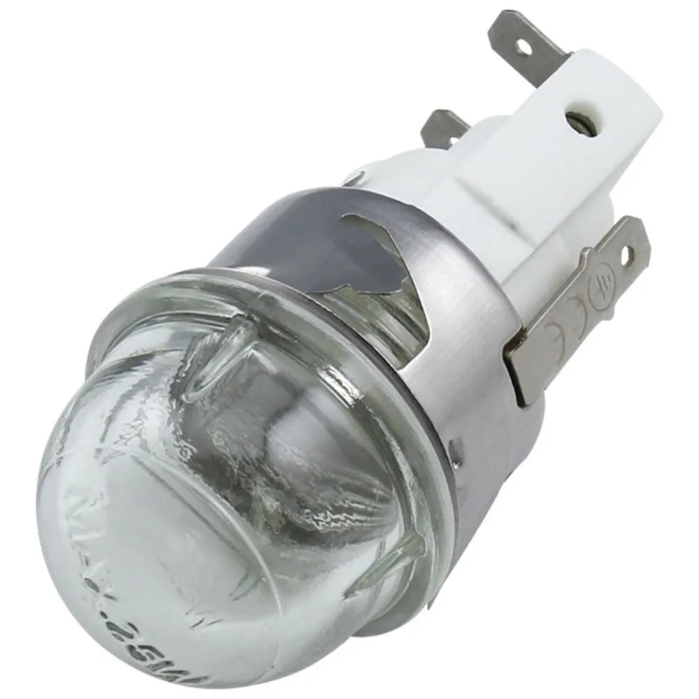 ampoule transparente moderne base céramique e14 verre argenté blanc haute température