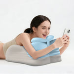 coussin ergonomique gris moderne lit inclinable multipurpose mémoire foam lavable