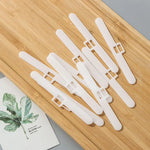 plaquettes rideau vertical blanc moderne clips remplacement suspension 127mm 89mm 10pièces