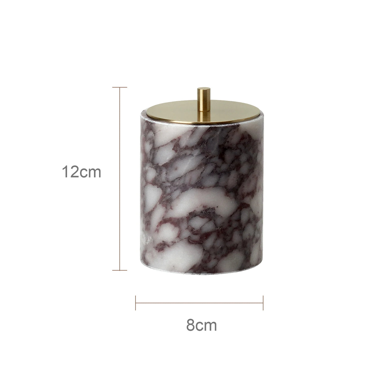 ensemble salle bain marbre calacatta viola violet distributeur savon pot pinceaux plateau moderne élégant