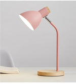 lampe moderne bois conique bleu gris rose jaune sans grille opaques différentes options prise