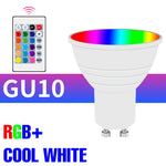 ampoule led e27 gu10 e14 rgb 15 couleurs réglables télécommande smart moderne blanc opacité