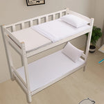 protège matelas blanc anti acariens zippé anti bactéries perméable l'air polyester moderne