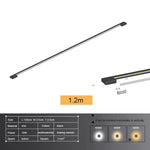 applique murale led moderne noire fixée mur éclairage quotidien 90 260V 10 lumières