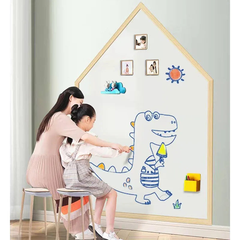 tableau magnétique blanc aimants doux motif graphique moderne adhésif marques enfants