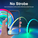 ruban led flexible multicolore 100 leds adhésif ws2812 modernes chambre