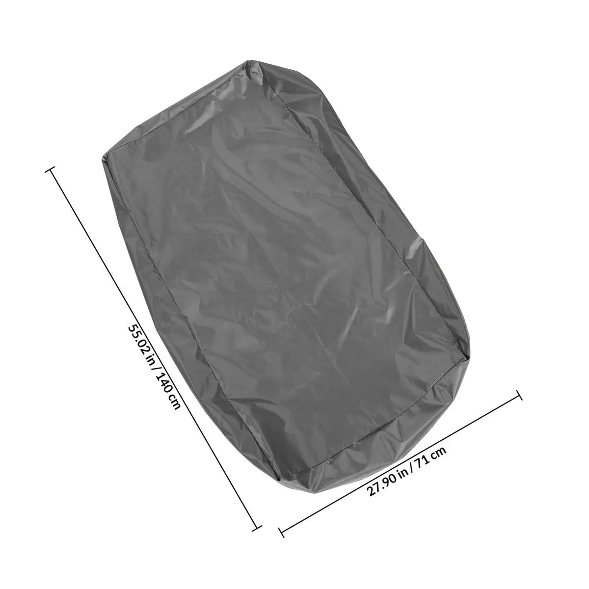 housse protection tapis course gris uni moderne imperméable antipoussière pliable durable fitness