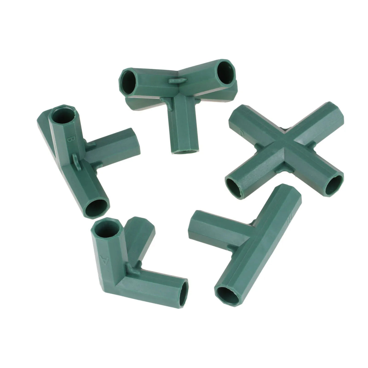 connecteurs tiges plastique abs vert jardin outils accessoires plantation