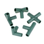 connecteurs tiges plastique abs vert jardin outils accessoires plantation