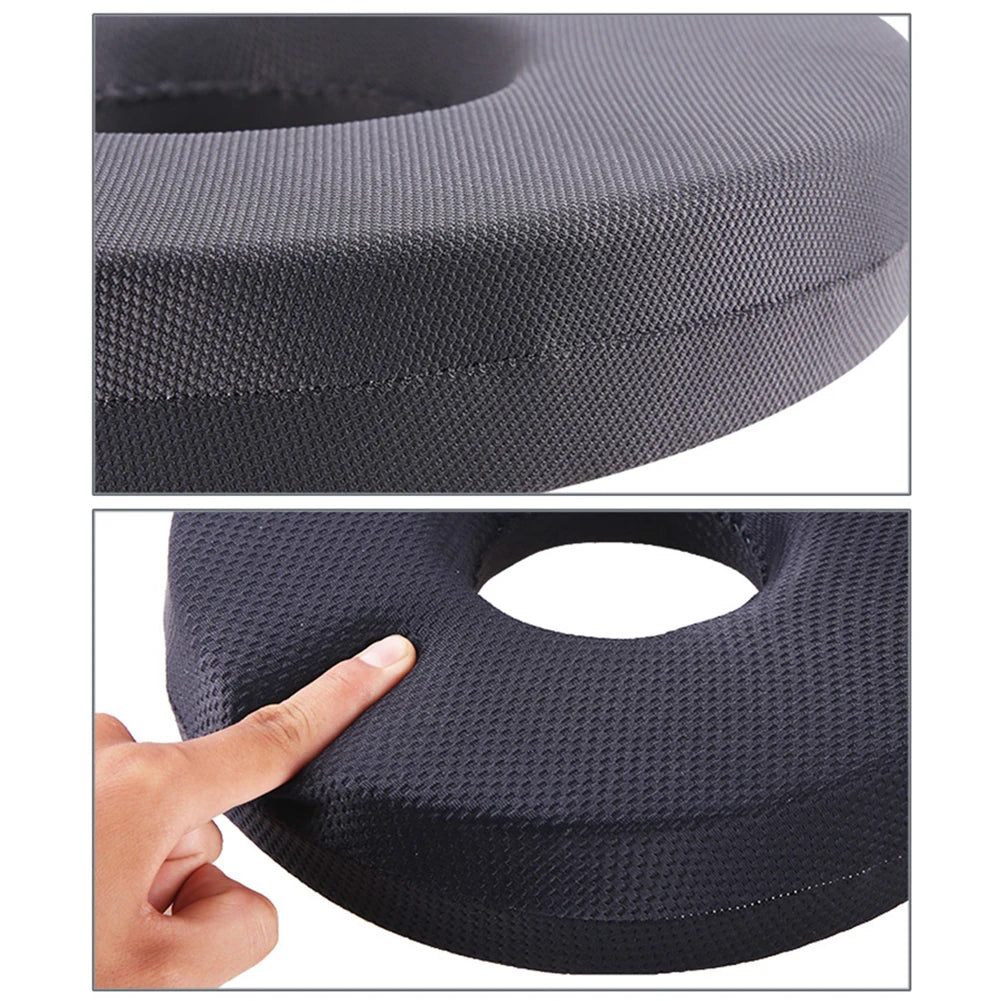 coussin donut gris violet mousse éponge haute densité relief pression ulcères posturales ergonomie moderne