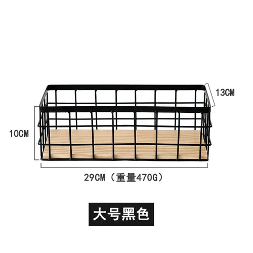 paniers rangement métal noir blanc maille moderne tissu beige cuillère fourchette plante artificielle bouteille