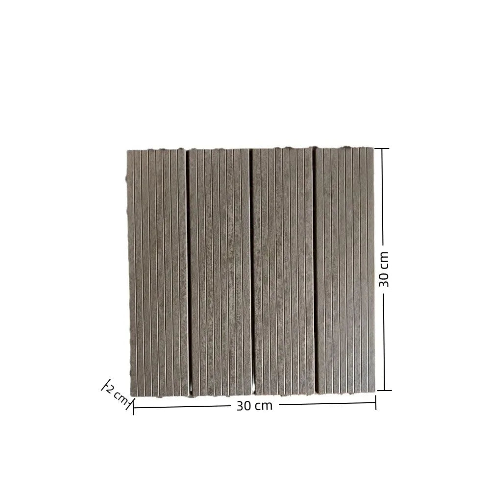 revêtement sol extérieur imitation bois gris marron clair horizontal moderne résistant usure imperméable