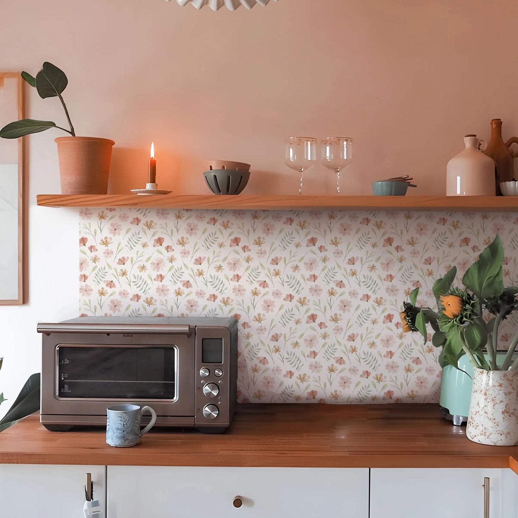 Autocollant mural imperméable cuisine