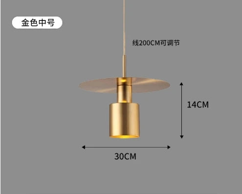 lampe suspendue moderne minimaliste blanc noir doré pendentif câble salon chambre étude
