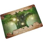 tapis sol antidérapant motif nature 3d effet cracké intérieur extérieur cuisine bain porte