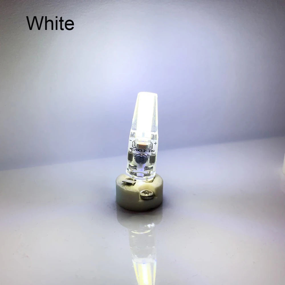 ampoules led g4 transparentes opalescentes 360° blanc chaud 2700k 50000h modernes