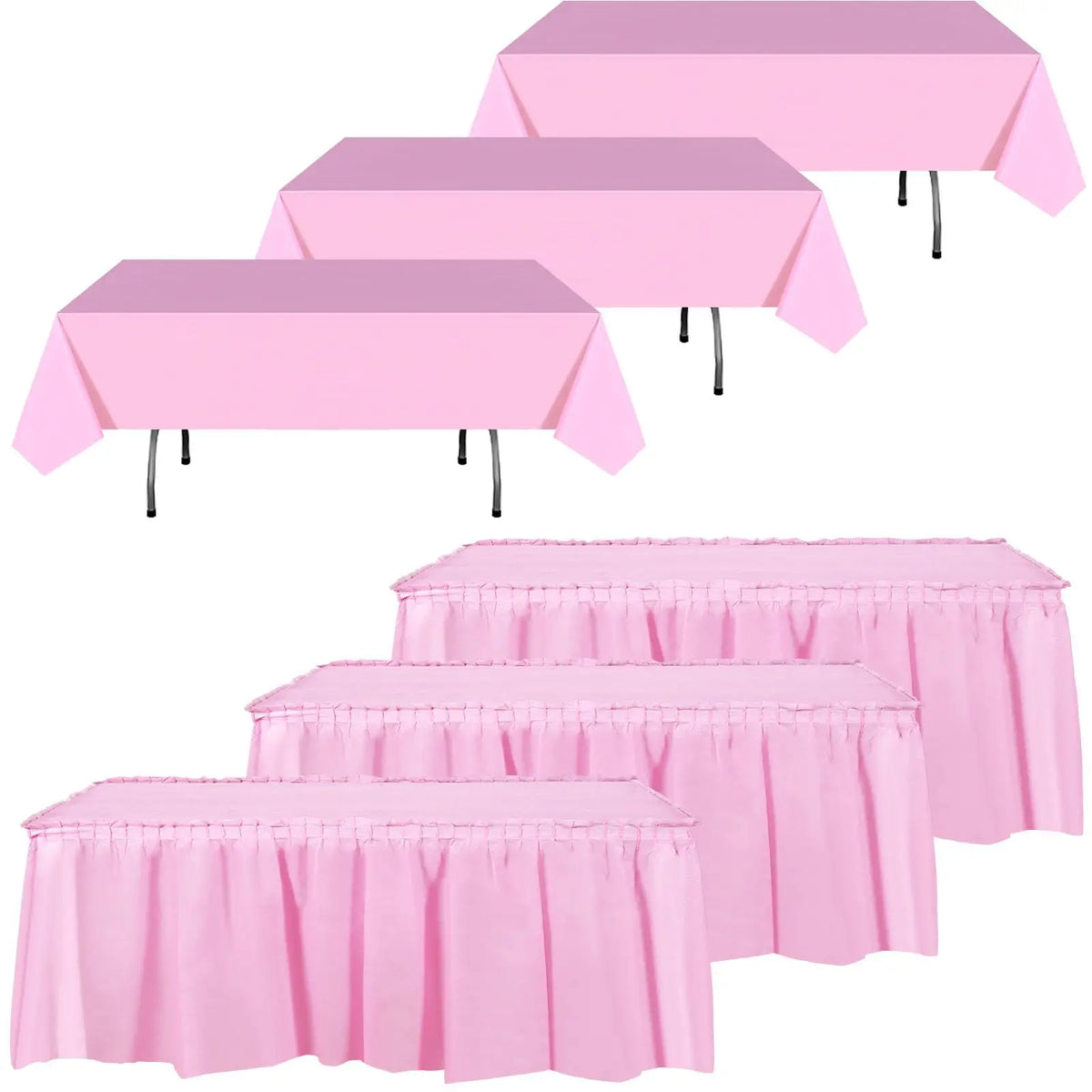 nappes volants festives thème religieux noël pâques mariage rose bleu clair jaune