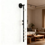 applique murale moderne minimaliste lumière led noir blanc doré deco chambre coucher interrupteur bouton