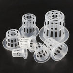paniers hydroponiques blancs perforations circulaires modernes pots culture plantes aéroponique pépinièreClone