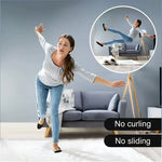 tapis antidérapant adhésif durable invisible moderne maison 12 pièces fixe tapis compact
