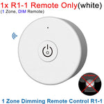 intelligent wifi interrupteur lumière blanc moderne minimaliste fixe led tactile rotatif