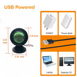 projecteur led noir moderne aimant télécommande lumière ambiance festive usb