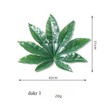 feuilles artificielles vertes plante décoration extérieure pièces plastique naturellement stylées chambre